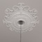 Ekena Millwork Orleans Ceiling Medallion (Fits Canopies up to 8 1/4"), 38 3/8"OD x 6 5/8"ID x 2 7/8"P, Primed White CM38OL - alternate 6